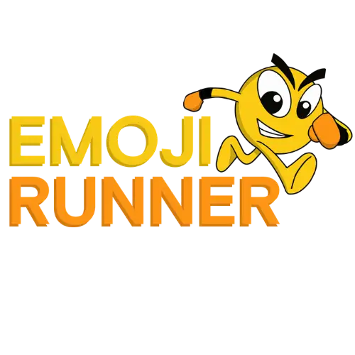 Emoji Runner with an emoji character.